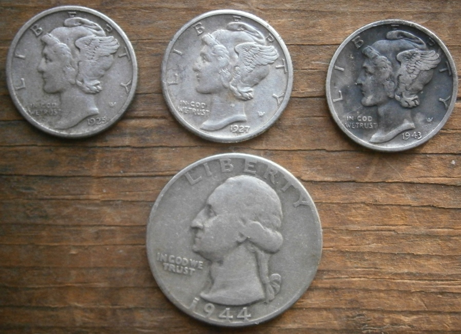Another nice group of silver from a FR park that's been very good to me through the years.