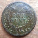 1874 Indian cent rev