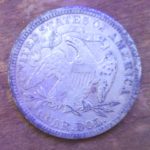 1876 Seated quarter reverse