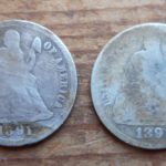 Pair of 1891-O Seated dimes- both in fav FR park