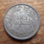 1897 Barber dime- stained but in great shape