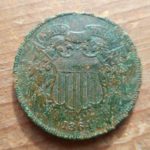 Obverse of really nice 1864 2 Cent coin