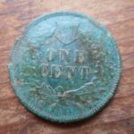 1872 Indian cent rev