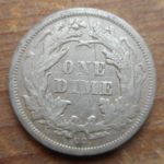 1875 Seated dime reverse- great shape!!