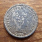 1897 Barber dime- stained but in great shape