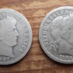 Pair of "O" mint BArber dimes, nice coins