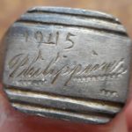 Very cool World War II  Philippines silver ring